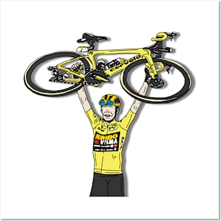 Jonas Vingegaard Champion TDF 2023 Posters and Art